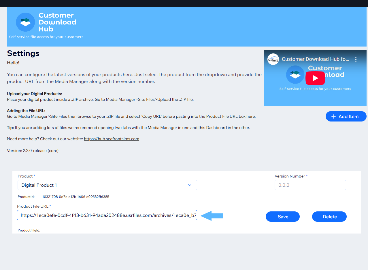 Paste File URL