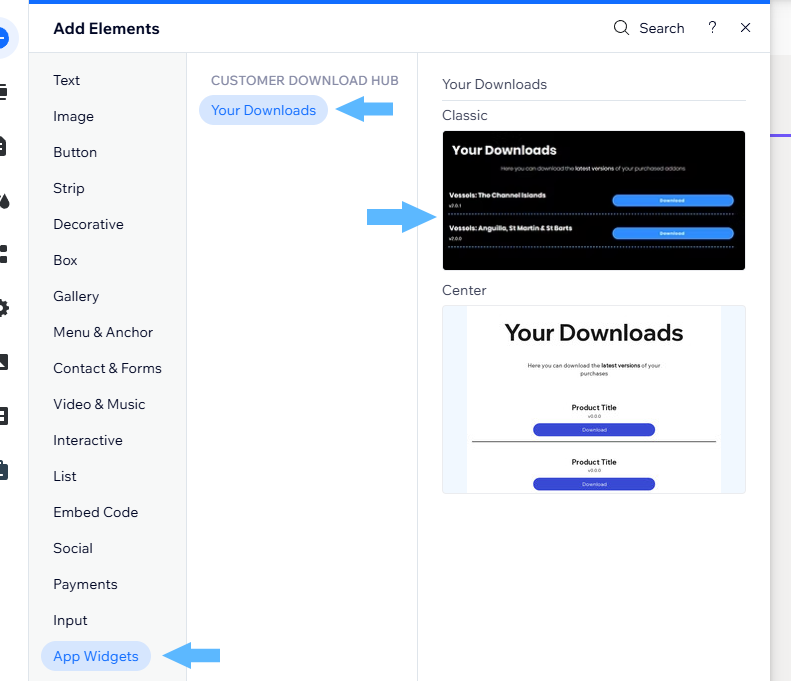 Browse App Widgets
